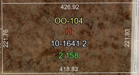 Vacant Land For Sale - 6574 Gable Road<br/> Wayne County, West Salem, OH 44287