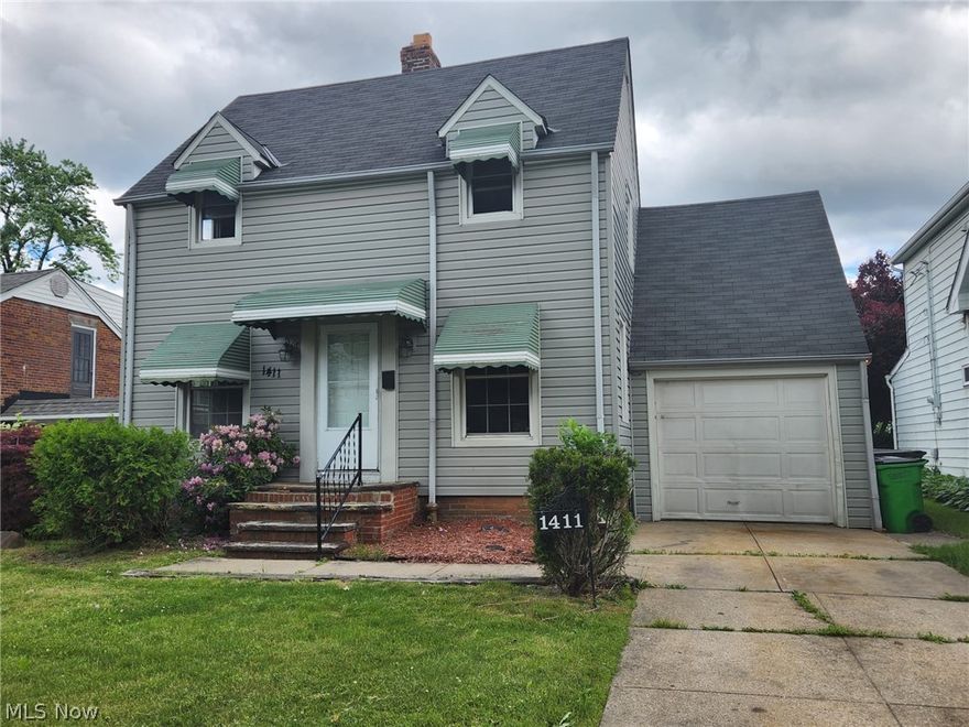 Great 3 bedroom colonial located in the heart of South Euclid.  Large kitchen! Huge family room den with walkout patio doors to large yard! Roofed Patio! This house won't be around for long!