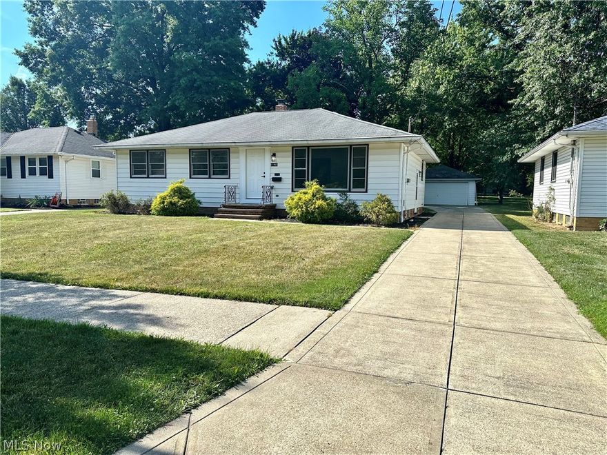 Are you looking for a remodeled move-in ready home with all the updates complete? Then look no further! This 3 bed 1.5 bath ranch
with a finished basement and 2 car detached garage is what you have been waiting for! This home features an updated kitchen with
granite counters, tile backsplash, stainless appliances, and Gorgeous Laminate flooring in the Living room, dining room, kitchen,
bathrooms, and bedrooms. The bathrooms are all renovated, and the lower level rec room has been completely remodeled. Additional
half bath was added, as well as new fixtures, flooring, bathroom vanities, toilets appliances, cabinets,electrical, furnace, and A/C, and so
much more. Don't miss out on this gem! Start making wonderful memories in your new home today!