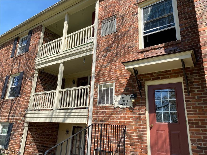 You no longer need to rent when you can own a beautiful, spacious corner one-bedroom Condo in the sought after Georgetown Condominiums in West Akron. The pool and tennis courts are open for summertime fun! This home features an updated kitchen with granite countertops, newly painted cabinets complimented by newer stainless steel appliances. Extend your living space off the large family room through a French door to your private covered balcony. The large master bedroom is complete with a walk-in closet.  The air conditioner and hot water heater are newer within the last 5 years. HOA fee covers all utilities except electric—$60 per month budget. This won’t last long. Schedule your showing today.