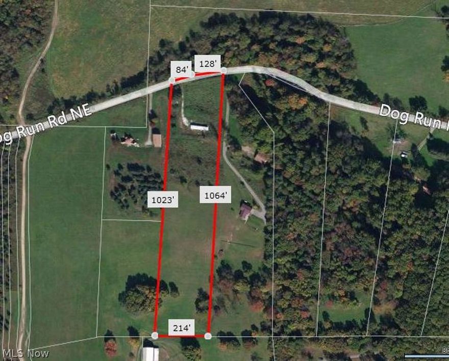 5 acres close to Atwood Lake.  Mobile home was removed from the property 3 years ago.  Well and septic have not been used in 6 years.  Sloping Lot.