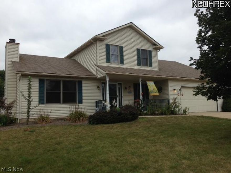 Fresh paint! Motivated seller! Family room with fireplace and kitchen centrally located with eat in make this home perfect for entertaining. First floor master with a large master bath. First floor laundry room. Two bedrooms and shared bath on the second floor. Huge finished lower level with a possible 4th bedroom. Beautiful neighborhood -Must see!