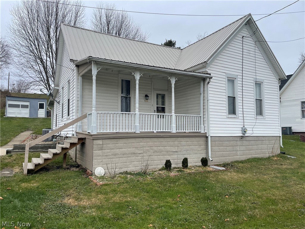 You have got to see this cute and cozy, newly remodeled 2 Bedroom Home. New Metal Roof, Newer Furnace and Central AC. New Flooring, Windows, and new paint. Nice size back yard with a little outbuilding perfect for storing your lawn equipment or turn into a little "outback Shack" for fun! Property is Move in Ready! Its' been very well taken care of and very well maintained. Call today to schedule a viewing, This property will not last long!