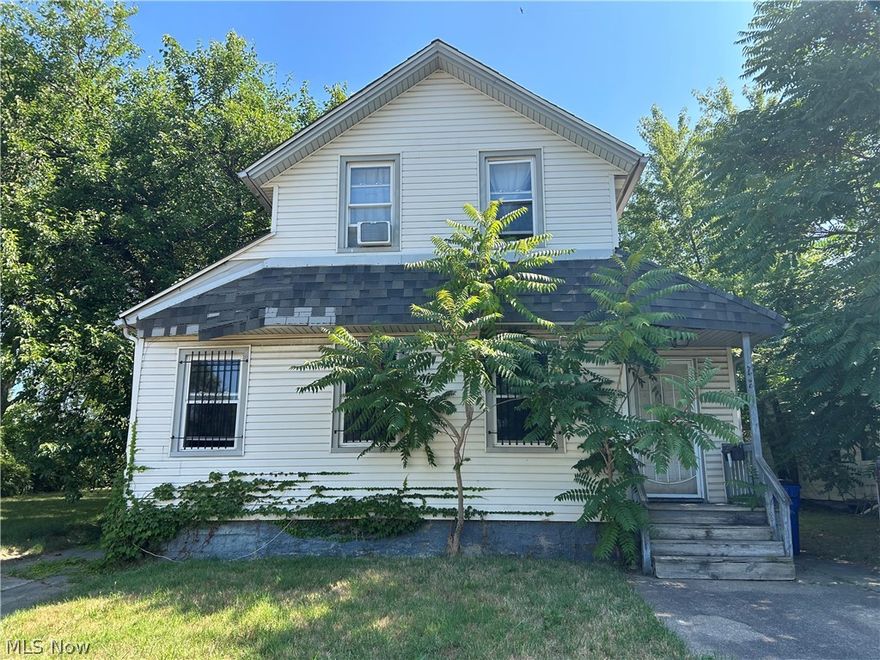 Great opportunity for savvy investors looking to add to their portfolio. Colonial style home with 4 bedrooms, 2 full baths, vinyl windows, vinyl flooring, security doors, fenced in back yard a back deck and much more. With a little TLC this property is perfect for a fix and flip. Potential rents of up to $1500 per month make this a nice buy and hold. There's no utilities services at this property so please bring a flashlight. Property will be sold as is seller and will make no repairs.