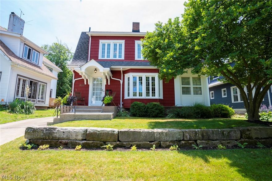 Immaculate and charming colonial in the heart of Highland Square.  This beautiful home features everything you love about West Akron!  Bright and welcoming first floor with built ins and sun room.  Stunning updated full bath. 3rd floor offers additional living space a possible 4th bedroom.  Beautiful Newer windows (2015), exterior freshly painted (2020), Roof (2007), Rebuilt garage (2011), water proofed basement (2010). All appliances newer within the past 5 years.  Washer and dryer only one year old.  Near Hereford park, Highland Square shops and restaurant.  This one is not to be missed!