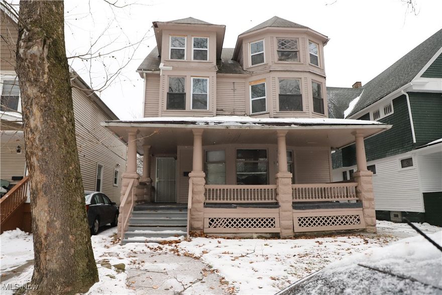 Rare opportunity to fully customize a large home in a highly desirable neighborhood. This oversized property offers exceptional upside for investors seeking their next cash-flowing rental, BRRRR project, or flip — or for an owner-occupant ready to create a dream family home. The home requires a full rehabilitation, but the fundamentals are here: generous square footage, strong layout potential, and a location that supports long-term value and rent growth. With the right vision, this property could be transformed into a high-performing income producer or a spacious single-family residence with room to grow. Cash or renovation financing preferred. Property sold as-is. Bring your contractor and imagination.