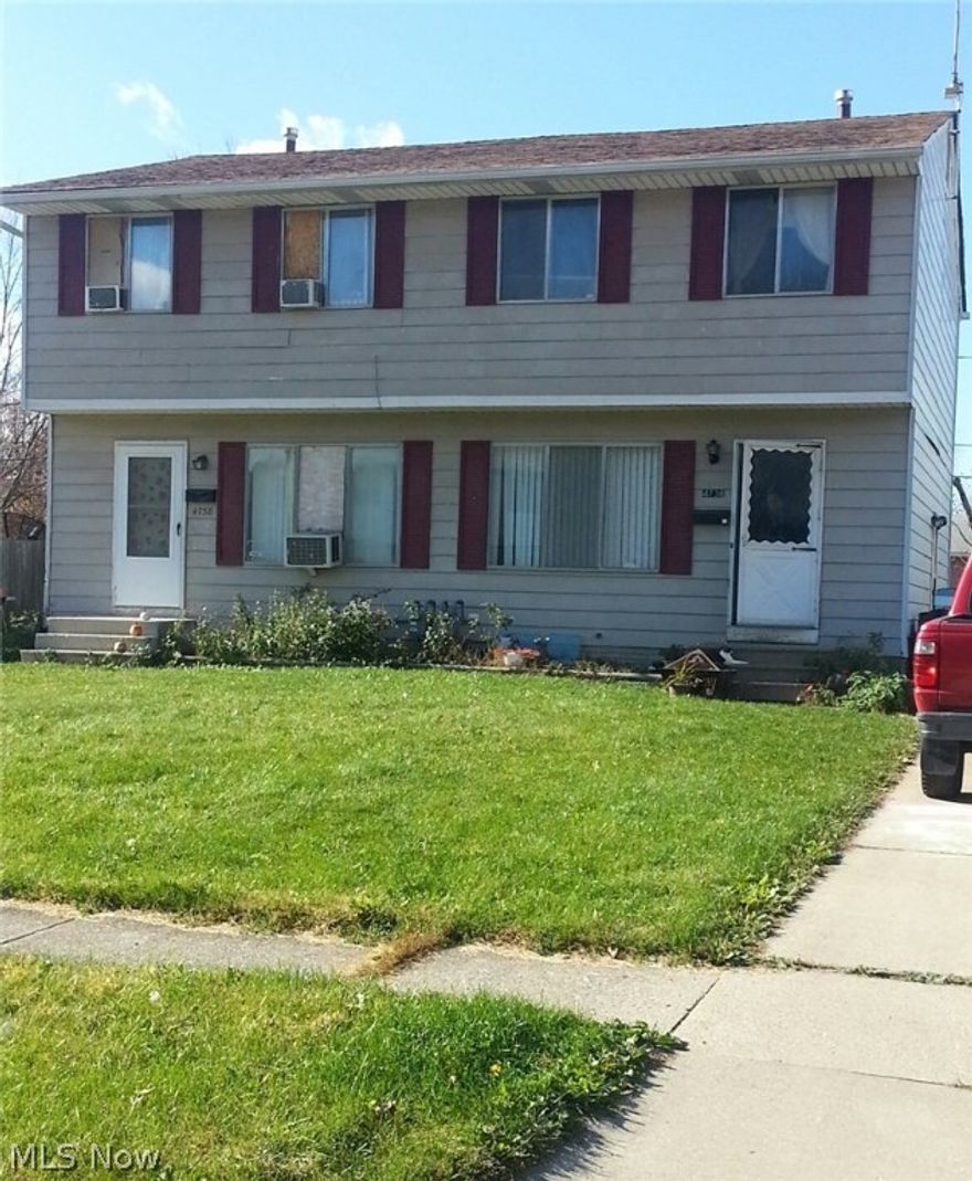 Years of income awaits discovery!  Add this duplex to your portfolio!  Great investment opportunity.  Buy All three in a row for a total of six units.  Easy to maintain, one location.  Call Today!
