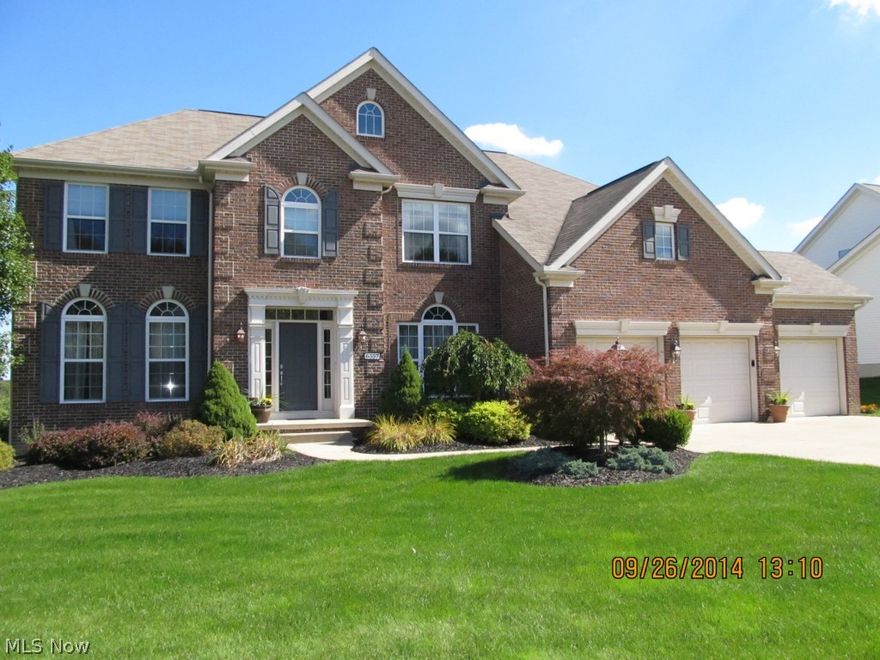 Welcome home! Nestled in a desirable area of Brecksville, you will immediately appreciate the professionally landscaped yard and 3 car garage of this pristine Drees built home!  Professional decorated decor awaits you with this open floor plan and eat in kitchen complete with granite countertops, beautiful cabinetry, wood floors & pantry. Walk out to a gorgeous 25 x 14 deck overlooking a KOI fishpond, waterfall, paver patio, garden, & manicured yard for all ages. This elegant home offers a large formal dining rm, a relaxing liv. rm. & an open two-story family room with plenty of windows & gas fireplace. The first floor includes an office & laundry room.  You'll appreciate the convenience of two stair cases leading to the 2nd floor with one from the kitchen area. Relax in your master suit with master bath, jetted tub & 2 walk in closets. Enjoy beautiful sunrises as you take the cat walk overlooking the family rm to the children's wing where there are 3 add'l good-sized bedrooms plus a 2