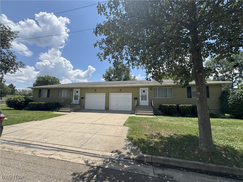 Great investment opportunity! 2 Unit on a dead end street. Each unit has 2 bedrooms, basement and 1 car attached garage with remotes. Eat-in kitchen with gas stoves and refrigerator. Unit 128 has a washer, dryer, shower and toilet in basement.