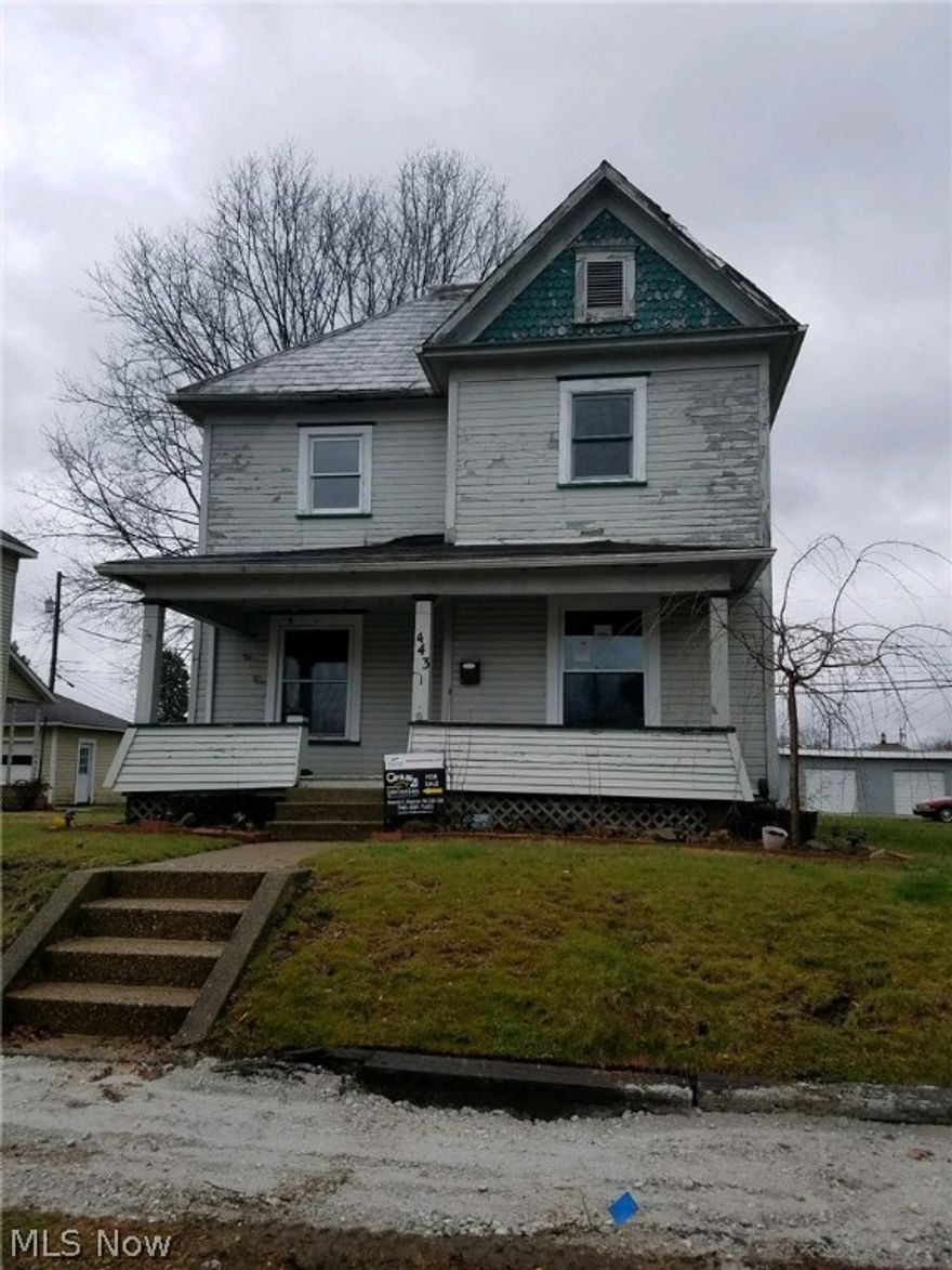 Check out this 3-4 Bedroom home with detached garage.  Features include 1st floor Laundry, 1st floor Bath, 1st floor Bedroom, formal Dining room, spacious Kitchen, and more. This is a Freddie Mac Homesteps property. First Look Initiative for first 20 days on market for owner occupant purchases only, January 31st, 2018. Investor offers will be considered after 20 days. Earnest money, proof of funds or Pre-approval letter along with additional addenda REQUIRED with all offers. Buyer pays conveyance fee. This property is sold in as is condition.