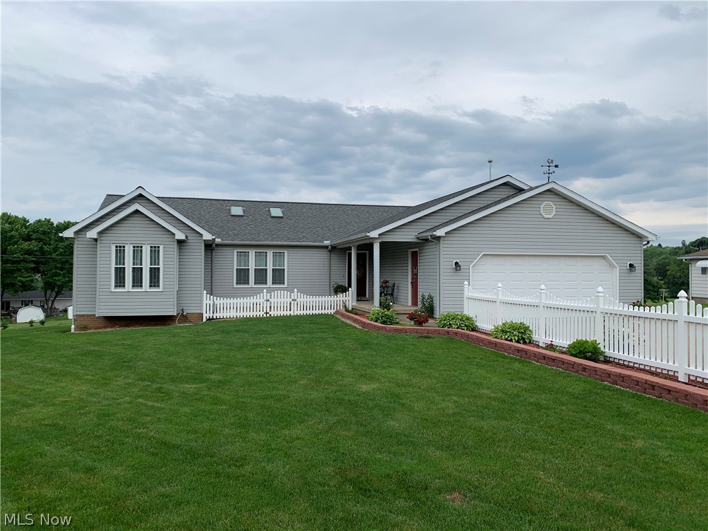 Don't miss this one. Located in the Maysville School District this home is minutes from your South Zanesville shopping. This 3 bedroom 2.5 bath home has an open feeling through all the common areas of the home. The master suite offers an oversized closet and a full bath with custom built cabinetry. The other side of the home offers two more bedrooms and another full bath with custom cabinetry. These rooms all flow right into the large living space with access t the back deck. the kitchen has an abundance of cabinet space and will comes fully applianced. You will appreciate the first floor laundry located close to the kitchen area to keep chore day more manageable. The basement offers a large 2nd family room with a wood burner. The rest of the basement is dry and can accommodate a vehicle and much more storage. There is also a walkout to the lower patio perfect for grilling and access to the backyard. This home had a new roof, new skylights, new windows in 2018. The upstairs baths were