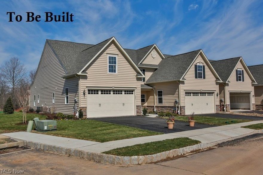 The wait is over! The new Calvert has finally arrived at Grey Hawk! For a limited time, you can build an amazing new home at and unbelievable price. If you’re looking for a villa that offers style, but never sacrifices convenience and comfort, look no further than Ryan Homes' new Calvert! As soon as you enter the foyer you'll know you've arrived. To your right a cozy nook shelters an eat-in kitchen with a pantry cupboard, full sized laundry room, and convenient powder room. Ahead lies a light-filled open-concept floorplan that features room for a dining room, and great room but never feels closed off. A wall of windows and a door on the back wall gives the home plenty of natural light and brings the outside in. The first floor master bedroom is off the living room, near at hand but separated from the living area by an ante. The spacious owner's bedroom has its own in suite bathroom with a large ceramic shower and seat. The owners bath also has a double vanity sink and large walk in clo