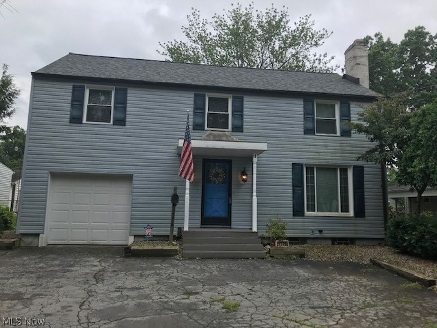 3 or 4 bedroom 2 story (small bedroom could be office or computer room) featuring living room w/fireplace, 12 x 17 sun room, 1.5 baths, new furnace, roof & central air in 2016, new 10 x 18 vinyl deck, full basement, updated wiring & 1 car attached garage.