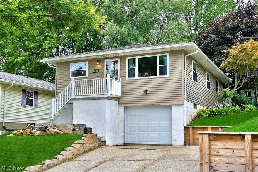 This one won't last! All new windows, roof, gutters and downspouts! Updated furnace and central air. Beautifully renovated interior with solid hardwood floors, new trim, doors, upscale lighting and fresh paint throughout! Updated kitchen with stainless appliances, breakfast bar and dining area. Main bath with attractive ceramic tile work, corner shower and jacuzzi tub. Finished lower level has rec rm or office, second bath and well organized laundry area. Vinyl siding, glass block windows, private fenced back yard, attached garage and so much more. Call today to schedule your private showing!