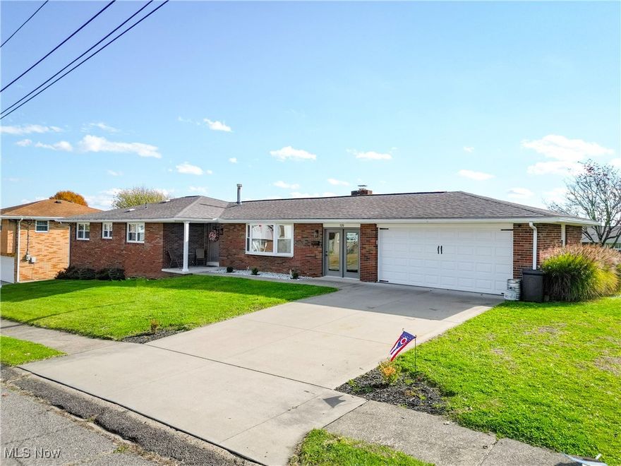 Beautifully Updated Brick Ranch on Nearly Half an Acre! This spacious 4-bedroom, 3-bath home offers easy, main-level living with an open-concept layout that’s perfect for today’s lifestyle. Enjoy fresh updates throughout, including new flooring in the kitchen, hallways, and main living area, plus new paint across the main level. The main level holds an expansive kitchen, 4 bedrooms and 2 full bathrooms, including the large master bedroom with a beautifully updated en suite bathroom. All bedrooms feature oversized closets, making storage a breeze! All major systems have been updated, giving you peace of mind and comfort for years to come. The massive basement provides incredible flexibility—already featuring a finished living area, an additional storage room, a full bathroom and plenty of space for future expansion. Outside, you’ll love the updated front landscaping, new porch lights, large playhouse, and a shed for outdoor storage. Sitting on three parcels totaling just under half an acre, this property offers more than enough space to enjoy your property however you please. 120 Brian St also features a two-car garage and all kitchen appliances stay. Move-in ready and beautifully maintained—this home combines classic charm with modern updates throughout! Schedule a showing today!