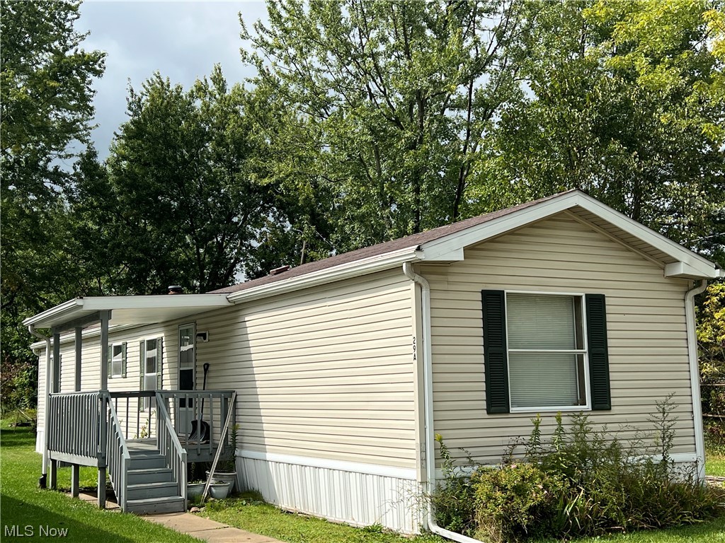 Just listed this 3 bedroom, 2 bath mobile home in Marlington Schools! Perhaps the most affordable option in Marlington at this time! Come take a look. You will appreciate the fresh paint and new carpet and flooring throughout the whole home. Kitchen is nice sized and includes all appliances - stove, refrigerator, microwave. First floor laundry is super convenient right off the master bedroom and master bathroom, and includes the washer and dryer set to get you moved in avoiding any upfront expenses. Super nice location at the end of the road with a private 22x10 deck on the backside. Lot rent includes water, sewer and trash. (Subject to Maple Rest Park approval). Schedule your showing today!