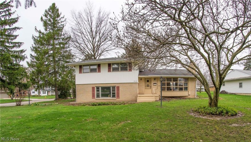 Welcome Home and with a Lease Option/Rent to Own it will be your home!. This Tri-Level Home boasts 1930 sqft and sits on a large corner lot in Austintown school district. Hardwood floors throughout the main and upper level. Main level features a Living Room with stone fireplace and a large bay window giving plenty of natural light, Dining Room, and Eat in Kitchen. Upper Level has Master Bedroom with two closets and its own Bath w/ shower. Two more large size rooms and a full bath. Family Room on lower level leads to covered Patio overlooking the Backyard. Attached 2 Car Garage. Basement has half Bath and built in shelving. Call for details Today!