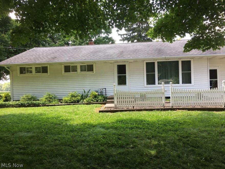 This Comfortable Ranch has been totally Refurbished... Many New Windows, Full Bath has Everything New Including Tub & Surround... New Kitchen Counter Tops and Appliances... Original Hardwood Floors... Oversized 2 car garage (26'x36')... Cen Vac Unit Does Not Work- Basement is divided by Block Wall, 2 areas- Roof approximately 10-12 years... $6.00 Year Muskingum Watershed... Agent is related to the Sellers...