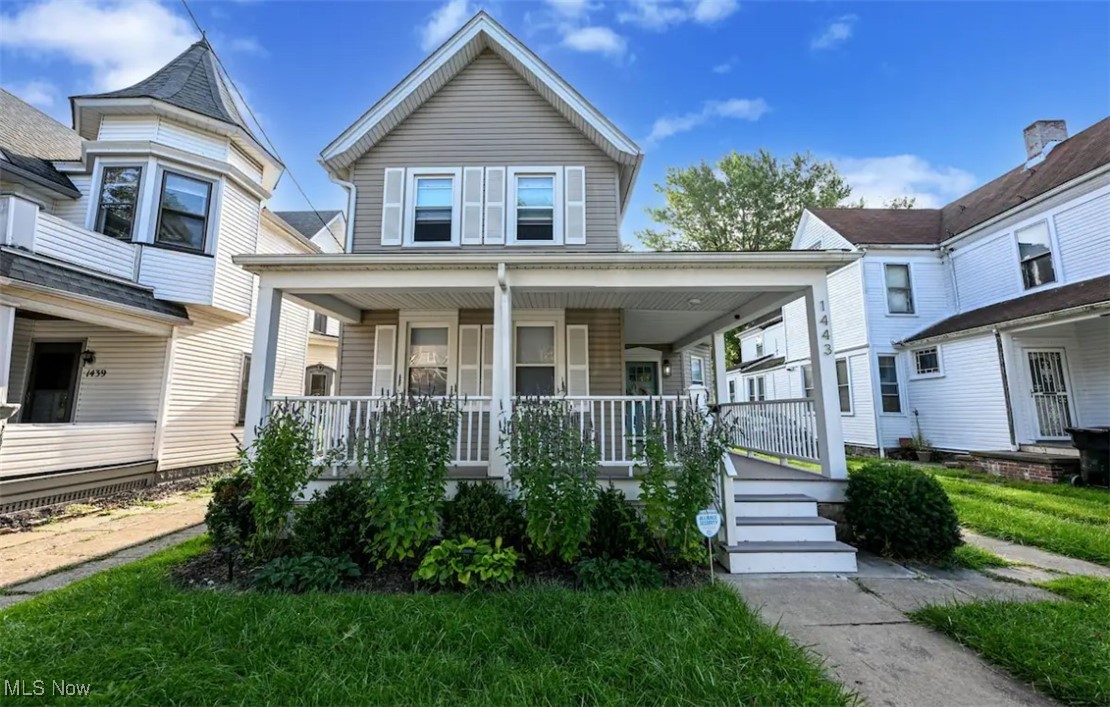 Step into this updated 5-bedroom, 2-bath home in the heart of Cleveland's Detroit-Shoreway neighborhood. This spacious property blends historic charm with modern updates, offering high ceilings, large rooms, and plenty of natural light. Recent upgrades include updated HVAC, fresh paint, and newer flooring. The full basement adds bonus storage potential, and the layout is ideal for multigenerational living or rental investment. Located near Gordon Square Arts District, Edgewater Park, and just minutes from downtown Cleveland. Great opportunity for owner-occupants or investors alike!