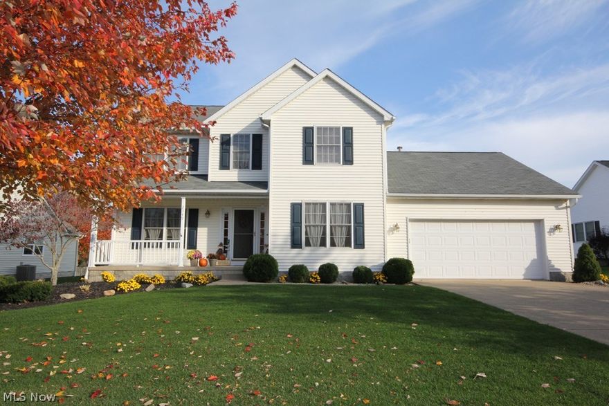 This immaculate and newly decorated 4 bedroom two story colonial home is turnkey ready. A unique property and spacious floor plan comes with an updated kitchen with adjacent dinette and newly installed sliding glass door, all new stainless steel appliances and stone kitchen sink. A family room with gas fireplace, formal dining room, living room, and laundry room completes the newly enhanced main floor. Four bedrooms including a master bedroom/bath with shower and garden tub large walk in closets are featured on the second floor. The finished lower level offers a large family room, full kitchen with appliances, full bath,5th bedroom/office and is included in the total Square footage. Spacious closets and storage space throughout the home. An attached two car garage, an oversized bi-level vinyl deck and retractable awning, a full size shed all sit upon a beautifully landscaped lot. Upgrades included but not limited to: A newer roof/state of the art water filtration system/kitchen applian