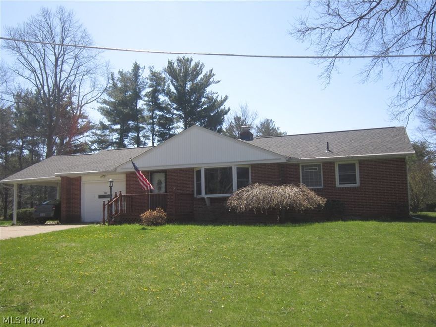 So little maintenance when you own a brick home!  The motivated Seller has priced this 3-bedroom ranch with a finished basement to sell!  Kitchen and bath have both been updated! Roof is approx 4yrs. old, Furnace & Central Air approx. 3 yrs. old, Hot Water Tank approx 2 yrs. old.   Updated electric,replacement vinyl windows.  Back yard has both a deck and a patio, a gazebo overlooking an ornamental koi pond and a shed for your tools & toys!  1 car attached garage plus a carport.  (Please note that Bedroom #2 has a lovely sliding door and is currently used as a Dining Room). Stainless Steel kitchen appliances are included. Home Warranty for new owners. Don't miss out on this lovely home! Schedule your appt. today!