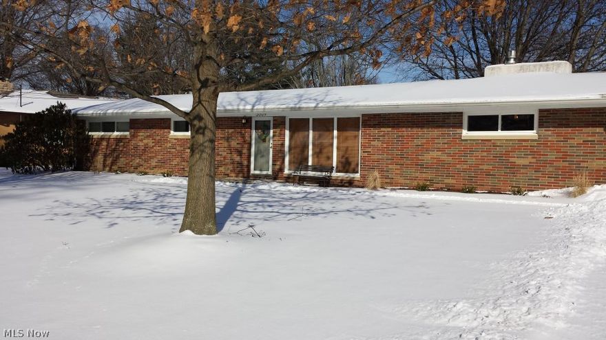 Sprawling 3 Bedroom, 2 Bath Ranch. First floor Family Room with built-in bookcases and gas fireplace. Lower level extends your living space with a huge finished recreation area waterproofed, carpeted and glass block windows. Spacious bedrooms with generous closet space. Master with en suite bath. The kitchen has a breakfast bar and includes all appliances. Patio directly off kitchen makes it so easy for entertaining. New A/C 2014. Maintenance free brick exterior. Lovely home!