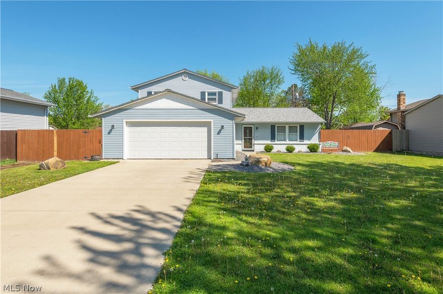 Welcome to this beautifully maintained split-level home in Amherst offering 4 bedrooms and 2 full bathrooms, thoughtfully designed with both comfort and functionality in mind. From the moment you step inside, you’re greeted by a bright, inviting interior highlighted by all new flooring installed in 2022, creating a seamless and modern feel throughout the home. The spacious layout provides flexibility for a variety of living arrangements, with generously sized bedrooms offering ample closet space and natural light. The full bathroom features a convenient double vanity, making busy mornings a breeze while maintaining a clean, updated aesthetic. Major updates bring peace of mind, including a new roof in 2021 and a hot water tank replaced in 2022, allowing the next owner to move in with confidence. One of the standout features of this home is the sun-filled enclosed patio, a perfect extension of your living space. Whether you’re enjoying quiet mornings or entertaining guests, this bright and airy retreat overlooks the backyard and offers year-round versatility. Step outside to a fully fenced backyard that combines privacy with opportunity. With a storage shed, playset, and plenty of open space, it’s ideal for gatherings, pets, or simply enjoying the outdoors. The yard also offers the perfect canvas for gardening or future landscaping enhancements. Car enthusiasts, hobbyists, or those in need of extra storage will appreciate the fully renovated oversized garage, featuring all new drywall, updated lighting, new entrance doors, and a new garage door—creating a clean, functional, and highly versatile space.