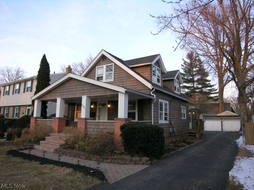 Very Charming Cape Cod Colonial Close to the lake and  walking distance to Columbia Beach or Huntington. Hardwood floors through out first floor. Updated first floor half bath. Wonderful extra room on  first floor can be an office. Updated kitchen with dinette. Big living room with wood burning fireplace it has a gas starter so you can easily convert to gas logs if you wish. Great deck for entertaining. The bedrooms have unique shapes. Updated full bath on second floor. Lots of nooks and crannies add to the unique charm. The roof  was a complete tear off on house and garage with new gutters  in 2010. Vinyl shingle siding 2007. Security system installed and basement windows are glass block