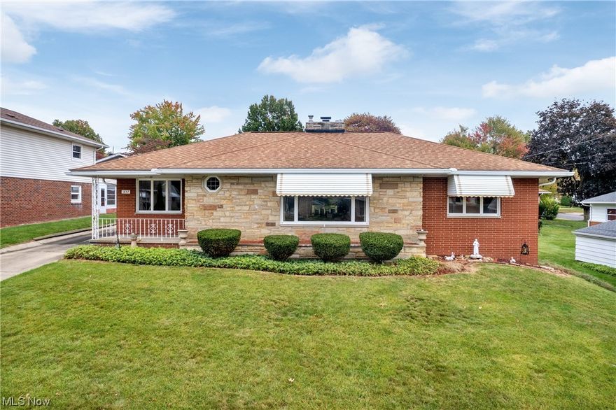 Attractive brick ranch in the heart of Firestone Park. Meticulously maintained by the same family since 1989. You will enjoy the size of the living and dining area. Beautiful hardwood floors in most of the rooms, whole house paint except bathrooms. Has a 2 car attached garage on the back side of house. You enter the sunroom off of the garage that leads to the kitchen. Huge finished basement great for entertaining. Has a workshop area in the basement furnished with washer and dryer. All of the appliances in the kitchen included. Window treatments can stay. Call to schedule your private tour.