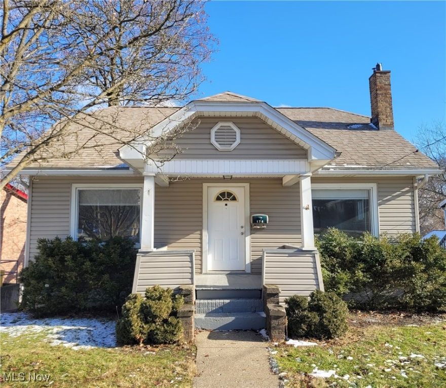 This home is larger than it looks from the front and has been renovated with kitchen, bath, floor coverings and interior paint. Entire upstairs 3rd bedroom could be reconfigured to your own floorplan to provide even more bedrooms and storage. Covered front and rear porches. Rear alley access makes it possible to build a nice detached garage in the future.
