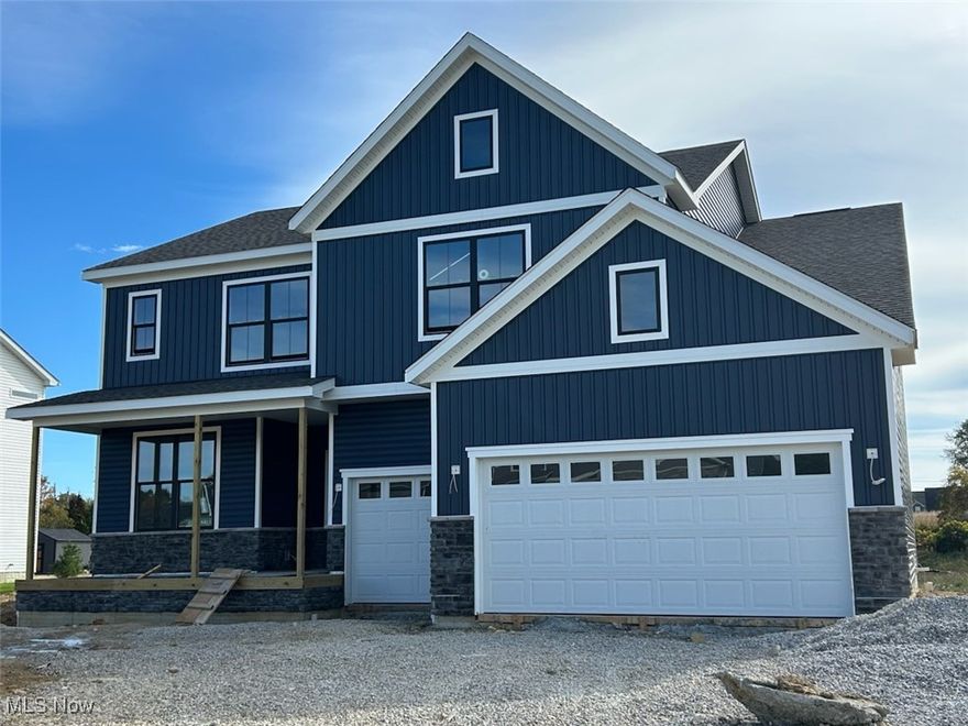 This fabulous Pulte Home will be ready for your family to move in before the holidays. The spacious and open Greenfield floor plan features an extended Gathering Room with Fireplace, Café and Kitchen that will accommodate your family and guests. The adjacent Pulte Planning Center allows for a spot perfect for homework and keeping clutter out of the kitchen. A flex space provides privacy for working from home or curling up with a good book. A super laundry room on the second floor is easily accessible from your living area. This home also has a 3-car garage. The upstairs Primary Suite, 3 additional bedrooms, each with large walk-in closets, a loft and a game room provide ample space for the entire family. The home is situated on over 0.6 acres with plenty of back yard area to enjoy the outdoors. Located in the highly rated Highland Local School District.