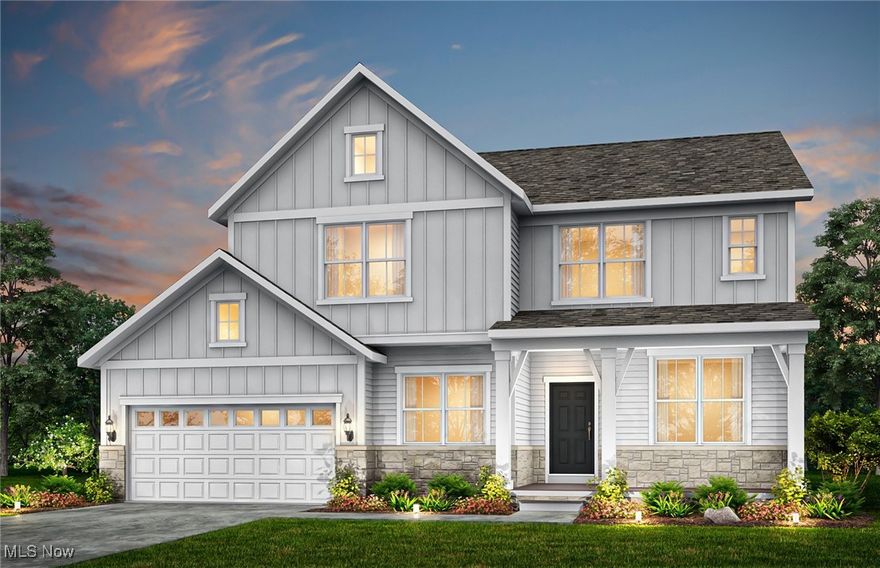 This fabulous Pulte Home will be ready for your family to move in before the holidays. The spacious and open Greenfield floor plan features an extended Gathering Room with Fireplace, Café and Kitchen that will accommodate your family and guests. The adjacent Pulte Planning Center allows for a spot perfect for homework and keeping clutter out of the kitchen. A flex space provides privacy for working from home or curling up with a good book. A super laundry room on the second floor is easily accessible from your living area. This home also has a 3-car garage. The upstairs Primary Suite, 3 additional bedrooms, each with large walk-in closets, a loft and a game room provide ample space for the entire family. The home is situated on over 0.6 acres with plenty of back yard area to enjoy the outdoors. Located in the highly rated Highland Local School District.