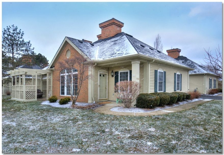 Sparkling Ranch End Unit nestled into the Village Green Condominiums. Bright, light filled open & spacious flr plan greets you from the charming side front door entryway. Your eye is immediately drawn to the lovely neutral tones, vaulted ceiling & gas fireplace in the Living Room. Adjoining the living room & kitchen is the Dining Room w/access to the private side patio area for quiet time or entertaining.  The Cook's Kitchen is filled w/loads of cabinetry, counter space, all appliances, eat-in area.  There is a laundry room w/storage & racking that lead to the attached garage w/access at the ceiling to more storage space. Off the main hallway is the 2nd full bath, Bedroom w/2 closets & cedar storage.  The Master Suite is wonderfully soothing, spacious w/its own Full Bath en-suite.  The second floor has the third Bedroom with its own closet, skylight and an extra large walk in closet that is also plumbed for a bath.  There is a pool with the development, lots of convenient extra parking