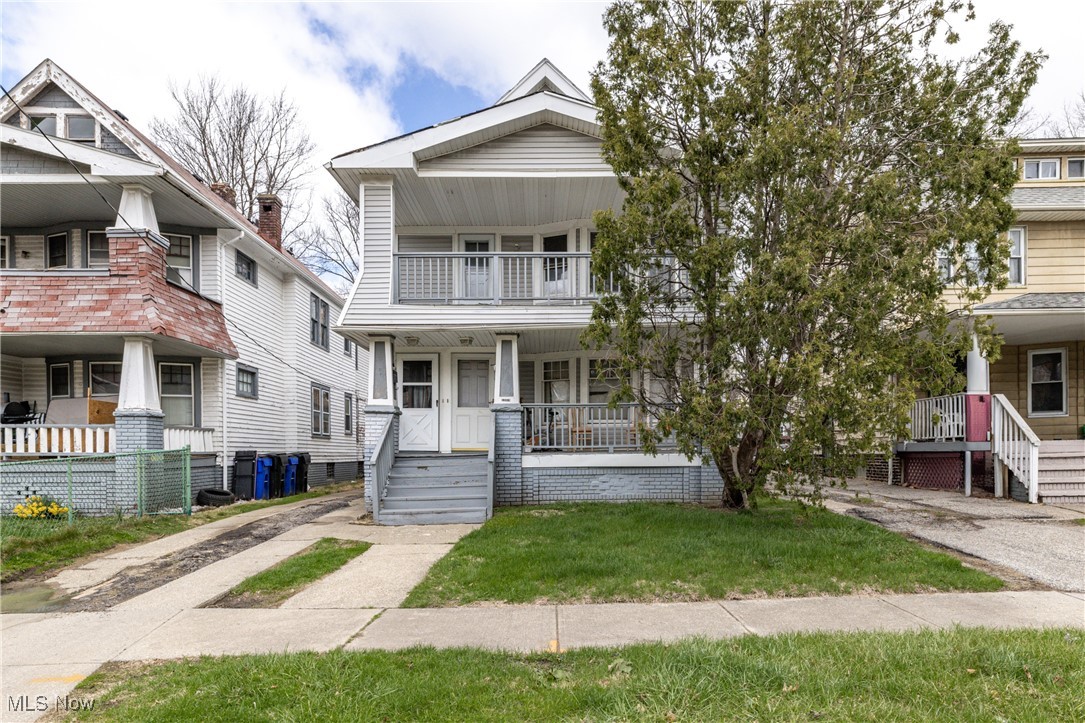 Unlock exceptional income-producing potential with this solidly built, cash-flowing duplex in the heart of Cleveland! This charming property features two spacious units, each offering 2 bedrooms and 1 full bath—perfect for long-term rental income, house hacking, or Section 8/CMHA tenants. With CMHA rental potential of $2,000+, this is an excellent opportunity for investors seeking amazing return potential. Built in 1920, the home blends timeless character with practical updates. Each unit includes four generously sized rooms, providing comfortable living for tenants. The property also boasts a full, unfinished basement for storage or possible expansion, plus a finished attic with two additional rooms—ideal for added value or creative use. The upper unit is currently unoccupied, offering immediate flexibility for investors or owner-occupants. Please do not disturb the tenant in the first-floor unit. Don't miss this chance to own a classic, income-producing Cleveland duplex in an up-and-coming neighborhood. Schedule your private tour today! Downstairs photo provided upon request. All offers will be submitted and considered by the seller. Contact listing agent for video of property.