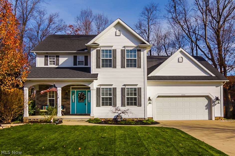 This 4-bedroom colonial home features hardwood flooring in the foyer, 9’ ceilings on the first level, and a great cul-de-sac location. The first floor is perfect for entertaining as it has an open floor plan with a formal dining room, large and comforting fireplace, half bath, and sliding door access to the expansive deck. Plenty of cabinet space in the kitchen with the stove, refrigerator and dishwasher included in the sale. Upstairs features large bedrooms with ample storage space and large windows. The master bedroom is roomy with a full bathroom, 2 walk-in-closets and a vaulted ceiling. The owners are also selling a 1-year home warranty for the new owners of this home. Call today to setup a showing!