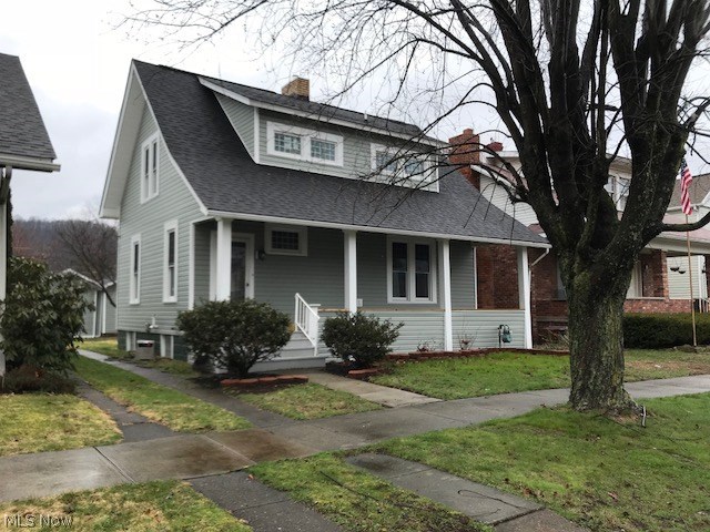 Totally renovated home with nothing to do but move in. All new in 2017/18 Furnace and, A/C hot water heater, gas fireplace, wiring including garage,plumbing,all floor covering,windows,vinyl siding on house and garage,kitchen and bathroom. You'll love the large front porch and the nice flat back yard with the two car garage. Just bring your furniture and move right in. The work is already done!