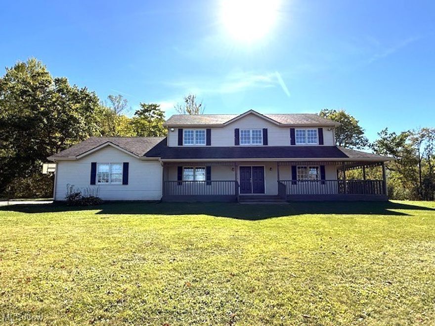 Beautiful Home! Nice Setting! This one has so many updates! Sitting on 3 acres, three beds, 2.5 baths, wrap-around porch. Make your move to this one, your forever home.