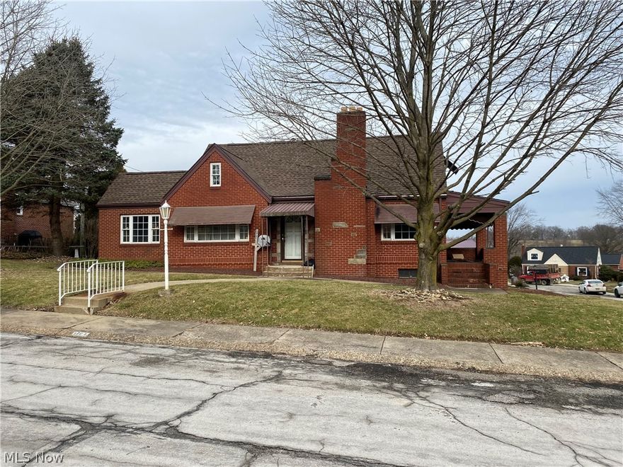 Lovely three bedroom home with one and 1/2 bath. Center hallway, formal living room with fireplace, large dining room and unique kitchen with turret window. This is a desirable location in close proximity to many amenities including Franciscan University, hospitals and shopping.