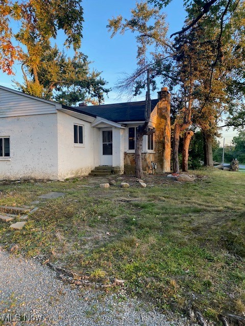 Opportunity abounds with this 7 acre property in Kirtland...Being sold AS IS/WHERE IS. Home in need of repair and updating. Well pump, Furnace, hot water tank and water softner are newer, under two years old. North Coast Septic has pulled permits and seller will put $16K into escrow for new septic system with a 2 yr pre-paid service plan for the new owners.