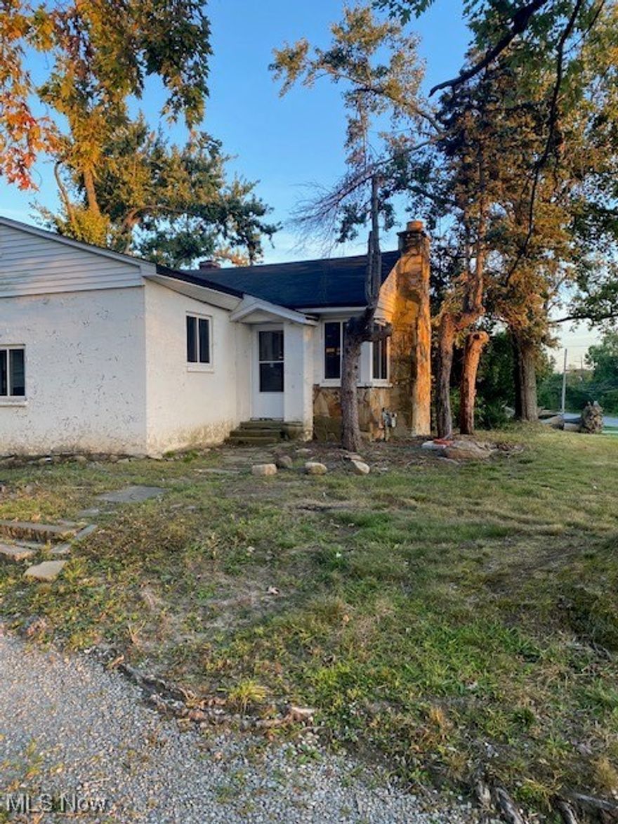 Equestrian property!   Opportunity  abounds with this 7 acre property in Kirtland where horses are permitted.   Well pump, Furnace, hot water tank and water softener are newer, under two years old. Storm doors replaced Sept 2025.  Basement with washer/dryer hookup. Fireplace.
North Coast Septic has pulled permits and seller will put $16K into escrow for new septic system with a 2 yr pre-paid service plan for the new owners.  
Priced for value of the land. Being sold AS IS. Home is in need of repair and updating.