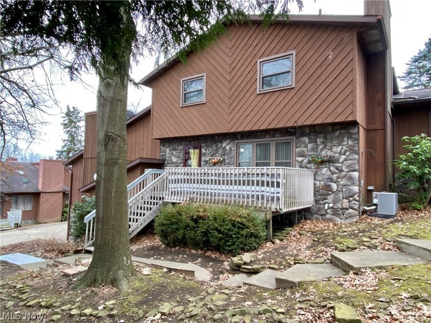 Spacious Condo includes an entry that leads to the living room with fireplace, continue into the dining room with newer bamboo wood floors. The kitchen features newer appliances and plenty of space to enjoy your cooking experience. A half bath completes the first floor.  The upstairs has 3 nice size bedrooms and a full bath. The lower level is a great space for additional living along with the laundry area and dry storage - leads to the attached garage
Enjoy the view of the COW golf course from the front deck. This is a must see. Call for a tour today!  Please wear a mask and follow COVID guidelines!