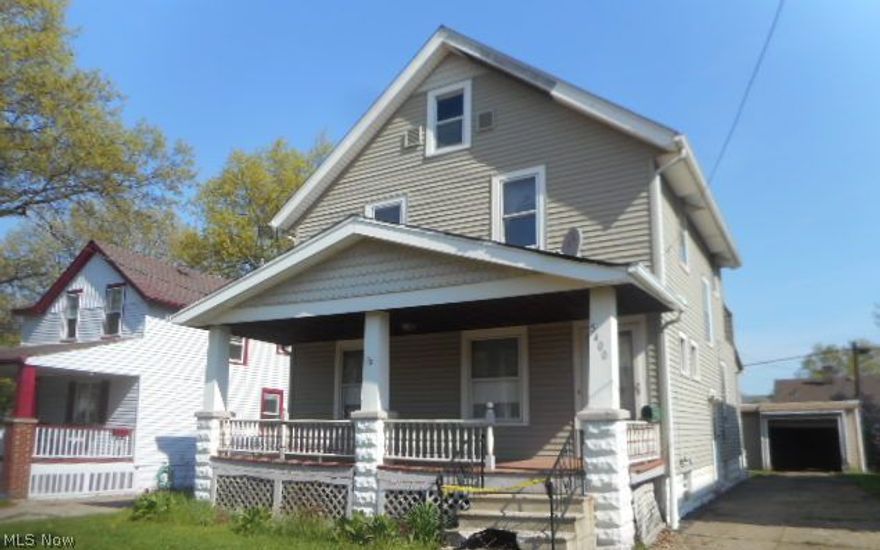 Cleveland Colonial Has Front Porch To Greet You As You Enter! Has 3 Bedrooms and 1314 Square Feet + Unfinished Basement For Storage. Formal Dining Room Perfect For Entertaining. There Is Natural Woodwork Throughout. One Car Detached Garage. Located Near Shopping, Freeway Access and Minutes To Downtown Cleveland.