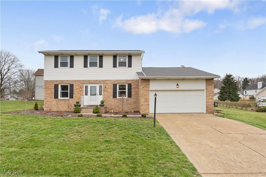 Rare find in Jackson Township and Jackson Schools! This beautifully updated 4-bedroom, 2.5-bath home offers approximately 1,750 sq. ft. of bright, open living space. A first-floor bedroom provides flexibility, while the spacious kitchen features stainless steel appliances and a walk-in pantry. Enjoy the cozy family room with a fireplace and doors that open to a patio, perfect for 3-season entertaining. First-floor laundry and plenty of storage enhance convenience. Located in the desirable Pine Creek Allotment, close to all amenities. Don’t miss your chance to move right in and make this stunning home your own! Auditor indicates 3 beds, but Seller states 4.