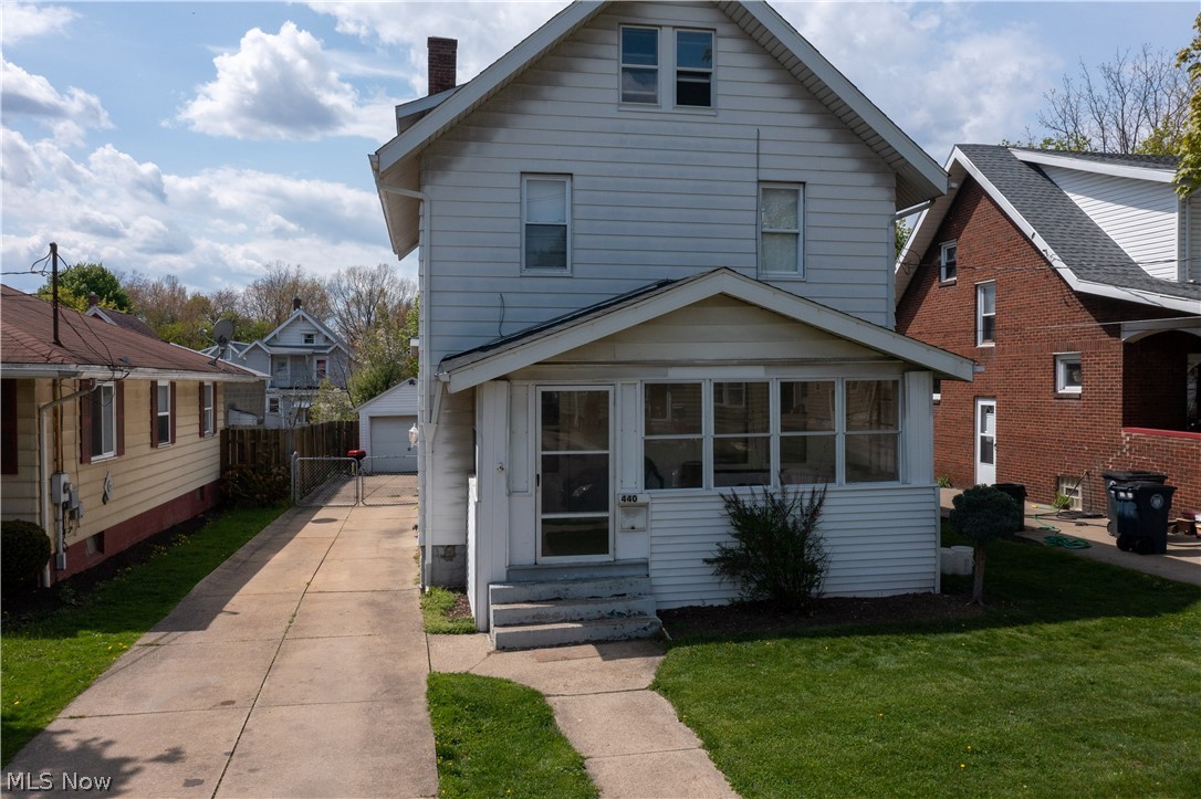 Great property! Public record has 3 2nd floor bedrooms and was being used with a 4th in the 3rd floor and a 5th bedroom in the basement level that has cupboard closet but no direct egress but drive side door entry is half way up the basement steps and has 2 full bathrooms as well as an oversized single car detached garage with own driveway! Backyard and deck offer great relaxing or entertaining and gardening as well as a firepit. Roof was replaced approximately 2 years ago, along with electric panel about 4 years ago and most windows about 5 years ago! Central air conditioning and furnace were installed new in 2011 so plenty of longevity should still be expected! Interior has been fully updated and a full additional bathroom with shower in the basement level where you will find a CLEAN basement level that just recently had a sump crock and sum pump installed, washer and dryer are negotiable. This North Hill home has MANY Updates and additional 2nd floor bathroom with some updates as we
