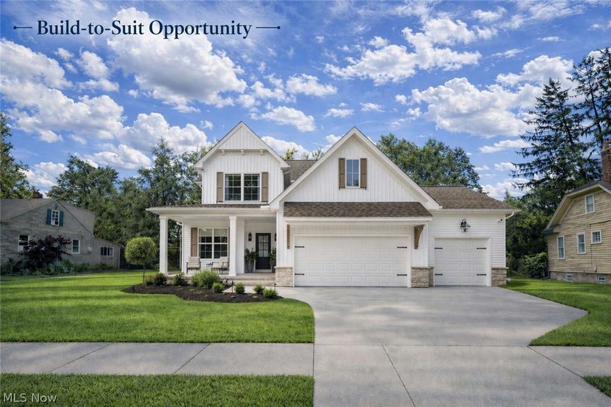 To-Be-Built Custom Home Opportunity! Build your dream home with a trusted local builder on this beautiful lot, just a short 15-minute walk to Downtown Willoughby. Enjoy the best of small-town living with easy access to popular restaurants, coffeehouses, local breweries, and charming boutiques. This to-be-built opportunity allows buyers to customize floor plans, finishes, and design selections to match their lifestyle and budget. Photos shown are for illustrative purposes only and are meant to provide a conceptual example of what can be built. The listed price reflects a starting base price and will vary based on selected upgrades. You’ll work directly with the builder from initial design through final walkthrough to create a home that truly reflects your vision. Don’t miss this rare chance to build a custom home in a prime location. Reach out to us today with any questions or to learn more about available plans, pricing, and customization options. We’re happy to guide you through the process and help you take the next step toward making this home yours.