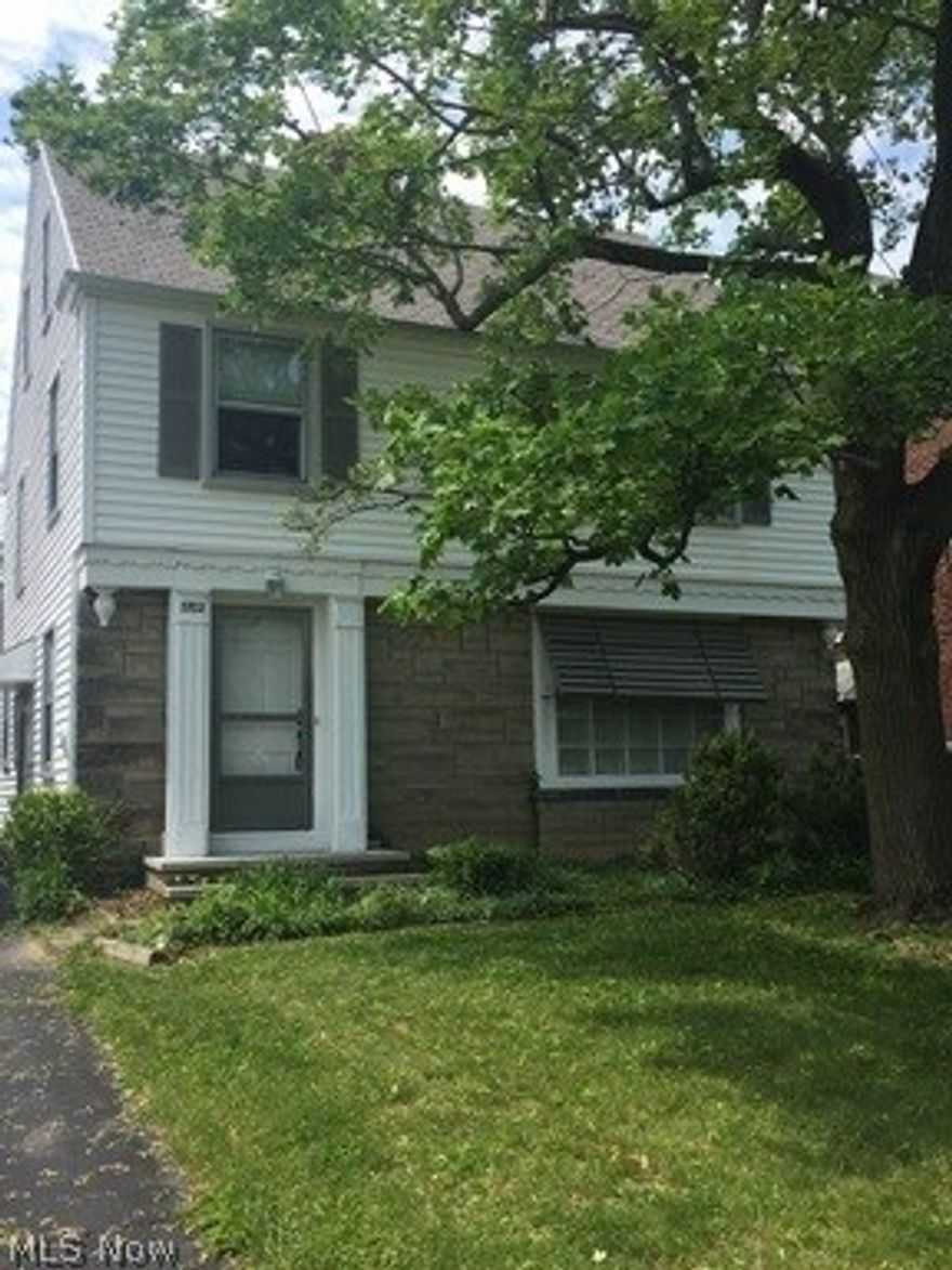 1 Family Colonial with 3 bedrooms 1.5 bath and detached 2 car garage with a nice backyard for the family