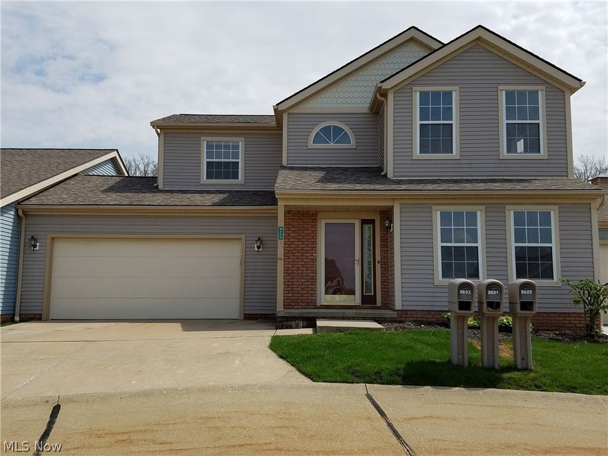 Located in Huntsford Farms, this totally remodeled wonderful condo offers a large living room, dining room that leads to the deck. Brand new Eat-in-Kitchen with new cabinets, ceramic & granite counters, laundry room and new 1st floor half bath with new vanity with granite. The upstairs features 3 bedrooms including master suite with vaulted ceiling and his and her closets and private bath with new double bowl vanity with granite top. The other bedrooms are spacious. On a quiet, small cul-de-sac street w/2 car garage. This condo has been remodeled. All new kitchen, tile, carpet, paint. Don't miss this one. Won't last long. Must See.