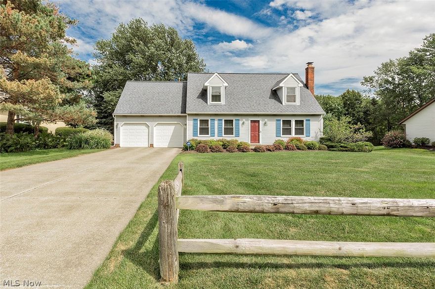 Immaculate! Truly in move-in condition! Cape Cod-style beauty on pretty lot with a vast array of updates. Welcoming Living Room is further enhanced by beautiful hardwood floors, crown molding, woodburner w/brick feature wall. Spotlessly clean Kitchen has pantry closet, plenty of room for your oversized table, & has been updated w/granite countertops. Cedar-lined Family Room adjoins Kitchen thru glass doors and is quite comfortable. Master Bedroom on 1st floor offers a serene respite. Spacious, functional Master Bedroom Closet is custom-outfitted with shelving and plenty of hanging & storage space. 2 Bdrms + Bonus Room on 2nd for crafts, exercise or storage. Sparkling & bright Laundry Room doubles as a mudroom, includes utility sink, open shelving for soap & sundries. Double attached garage is meticulous, features recently-installed (2017) NatureStone flooring. Other improvements include: installation of custom window blinds, appliances replaced 2011-2019, new roof 2008, new carpet 2017