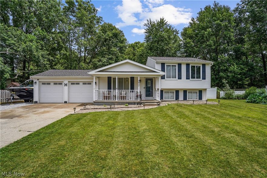 Welcome home to this beautiful 4 level split in Stow! Outside you will enjoy a peaceful setting with a firepit, pool and hot tub. The deck is the perfect place to entertain guests while using the fun amenities this home has to offer!
Inside you will fin 3 spacious bedrooms, 2 full bathrooms and a arge living room and separate family room. 
The 4 car garage space is ideal for the car buff 
Don't miss out on your opportunity to own this wonderful home
Call today for your private showing