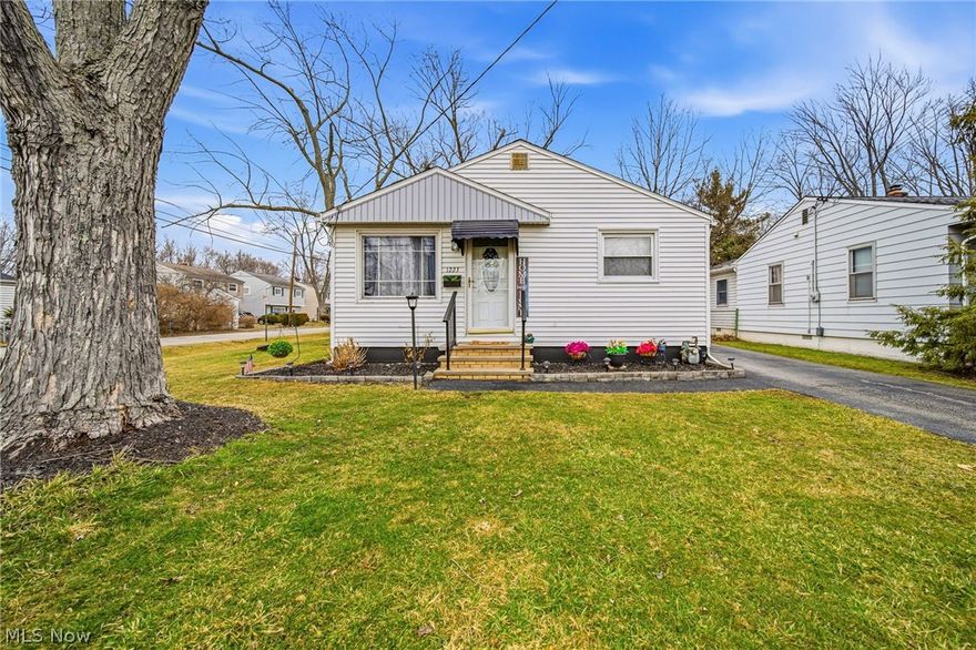 Are you looking for one floor living that has been beautifully updated? This is the house for you! Welcome to 1223 E 354th! You are welcomed into the home by the spacious living room that has newer flooring throughout! The eat in kitchen has ample cabinet space for all of your storage needs. The full bath has been full redone and updated! Two large bedrooms and a dedicated laundry room! This corner lot has a newer garage that is a car lovers dream!